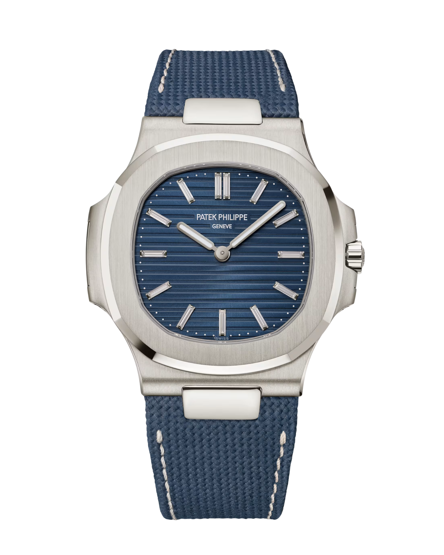 Nautilus White Gold Blue Dial 5810G-001 50th Anniversary
