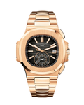 Nautilus Chronograph Rose Gold Black Dial 5980/1R-001