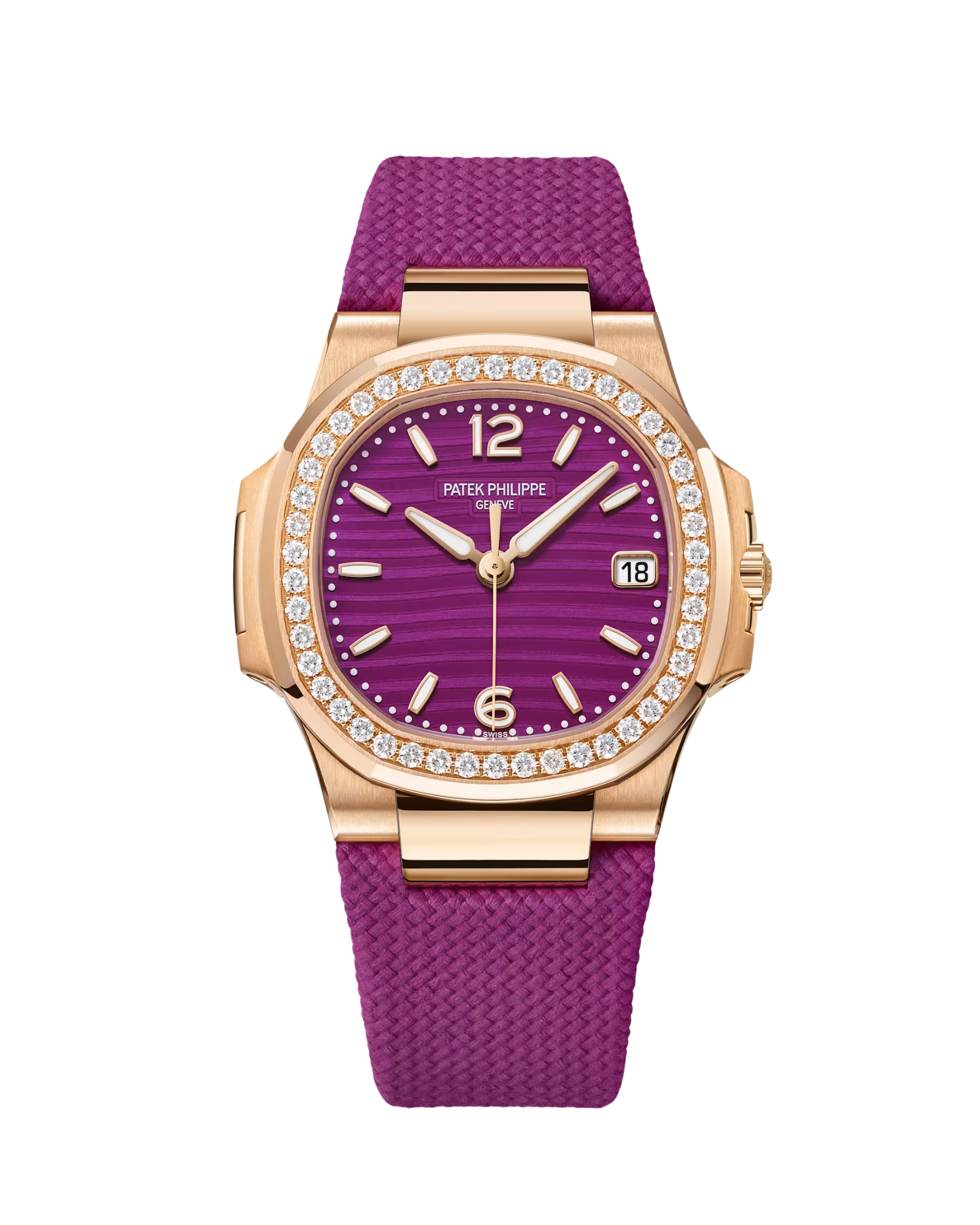 Ladies Nautilus Rose Gold Quartz 7010R-013