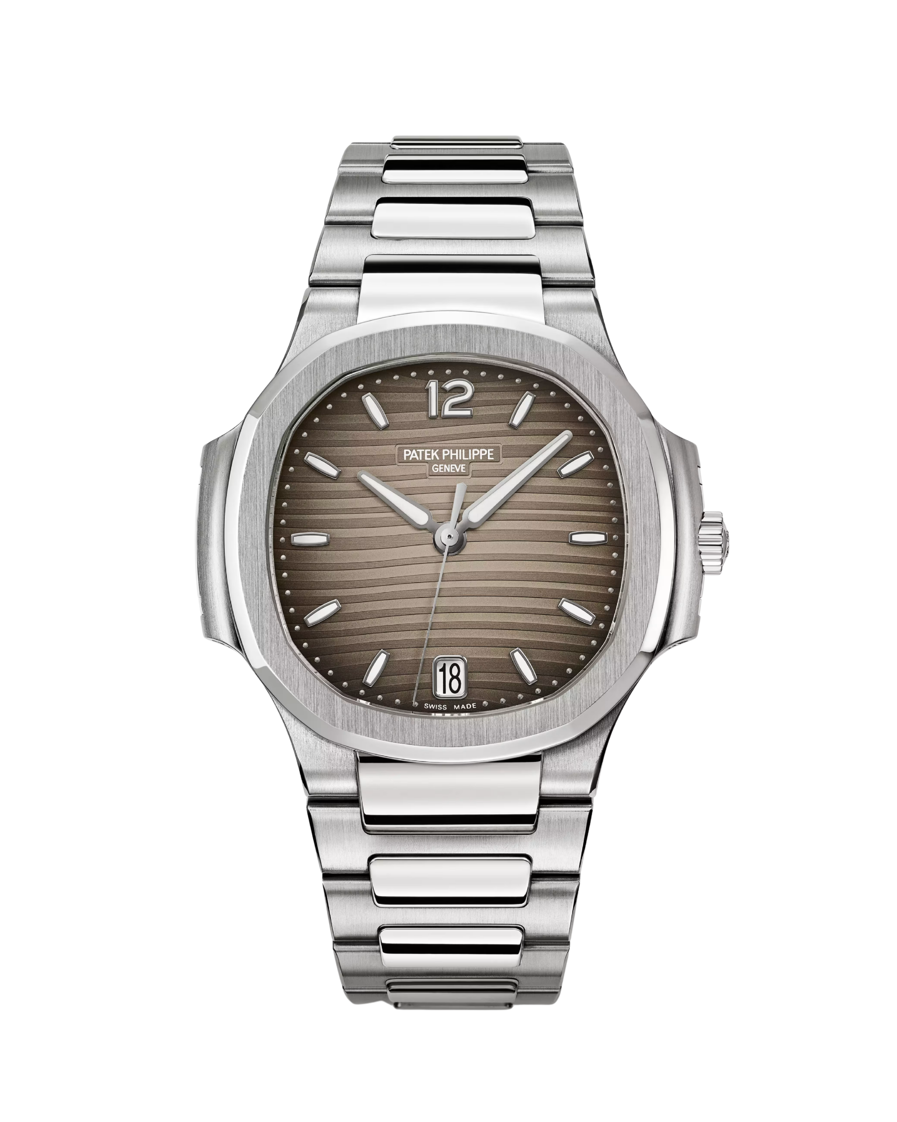 Ladies Nautilus Stainless Steel Grey Dial 7118/1A-011