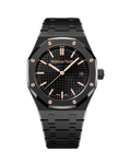 Royal Oak Selfwinding 34mm Black Ceramic Black Grande Tapisserie with Pink Gold Accents 77350CE.OO.1266CE.01.A