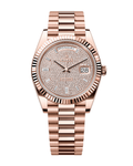Day-Date Rose Gold 40mm Diamond-Paved 228235