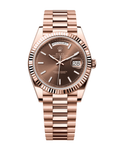 Day-Date Rose Gold 40mm Chocolate Index 228235