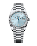 Day-Date Platinum 40mm Ice Blue Baguette Set 228236