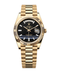 Day-Date Yellow Gold 40mm Onyx Baguette Set 228238