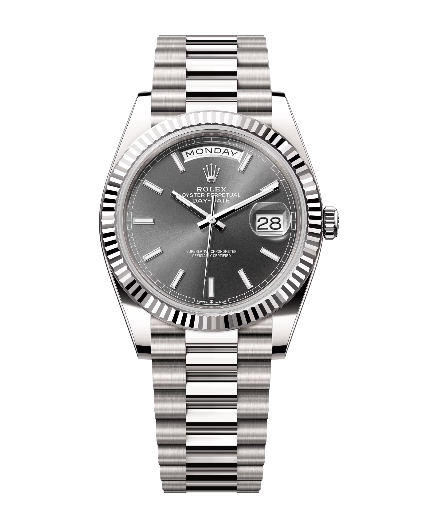 Day-Date White Gold 40mm Slate 228239