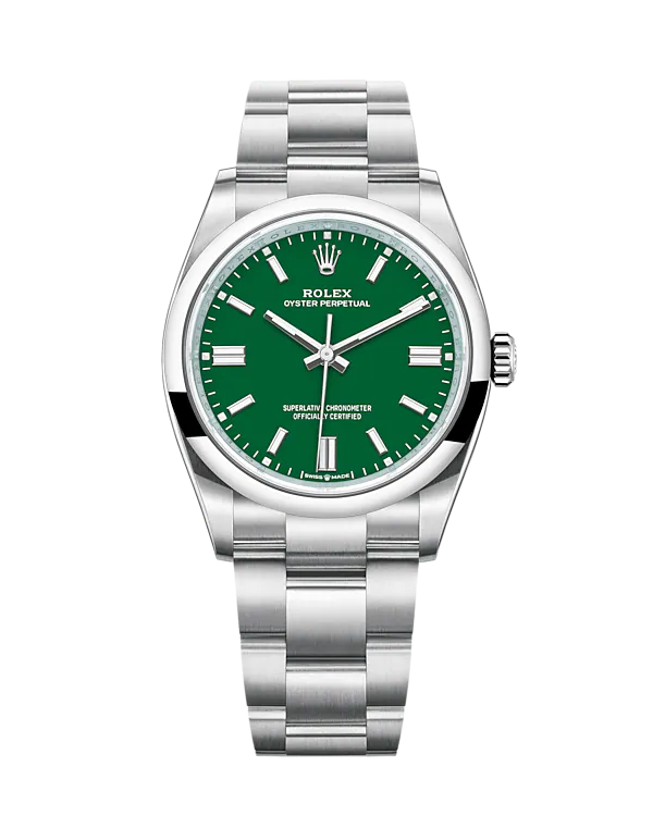 Rolex Oyster Perpetual Green 36mm 126000