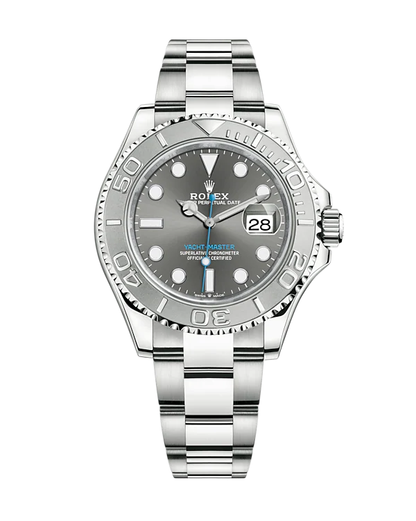 Rolex Yacht-Master Slate Dial Oystersteel/Platinum 40mm 126622 – Sasha ...