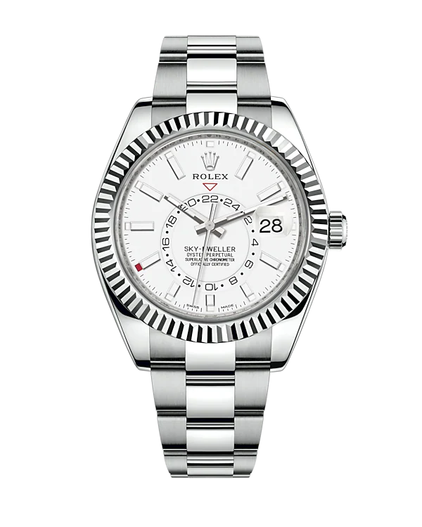 Rolex Sky-Dweller White Dial Oystersteel/White Gold Oyster 42mm 326934