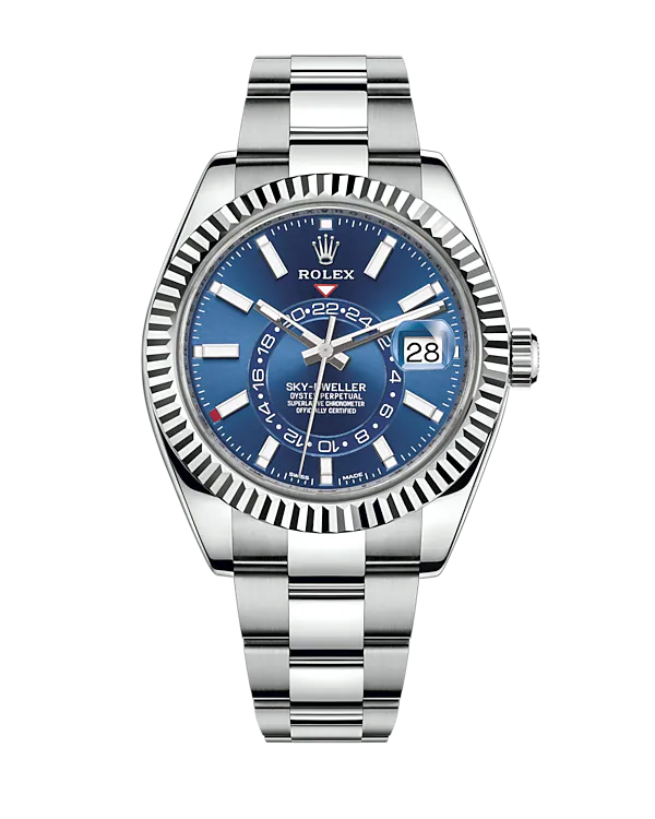 Rolex Sky-Dweller Blue Dial Oystersteel/White Gold Oyster 42mm 326934