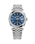 Datejust 36 Stainless Steel Jubilee Blue Stick 126200