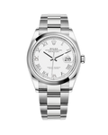 Datejust 36 Stainless Steel Oyster White Roman 126200