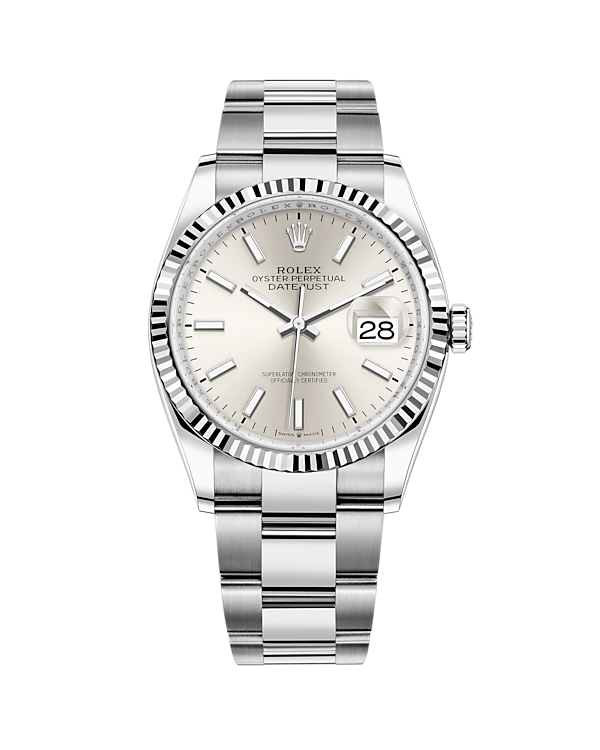 Datejust 36 White Gold & Stainless Oyster Silver 126234