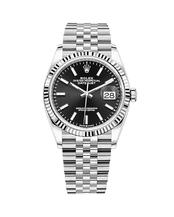Datejust 36 White Gold & Stainless Jubilee Black 126234
