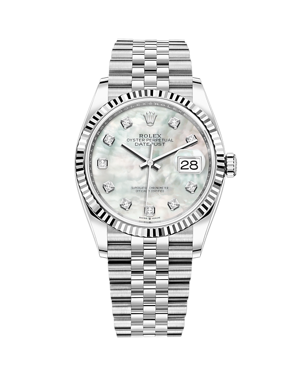 Datejust 36 White Gold & Stainless Jubilee Mother-of-Pearl 126234