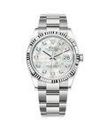 Datejust 36 White Gold & Stainless Oyster Mother-of-Pearl 126234