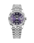 Datejust 36 White Gold & Stainless Jubilee Grey with Diamonds 126234