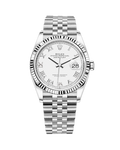 Datejust 36 White Gold & Stainless Jubilee Aubergine with Diamonds 126234