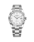Datejust 36 White Gold & Stainless Oyster Aubergine with Diamonds 126234