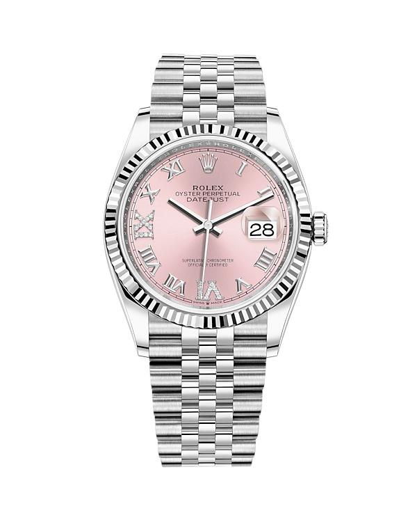 Rolex Datejust 36mm Diamond Dial 126234 (Pink)
