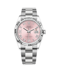 Datejust 36 White Gold & Stainless Oyster Green Ombré 126234