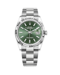 Datejust 36 White Gold & Stainless Oyster Mint Green 126234