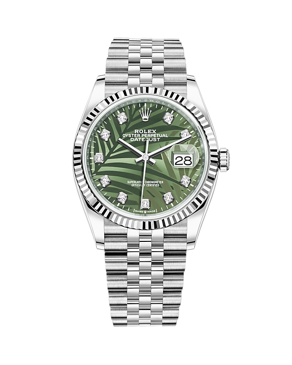 Rolex Datejust 36mm Diamond Dial 126234 (Green)