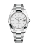 Datejust 41 Stainless Steel Oyster White Stick 126300