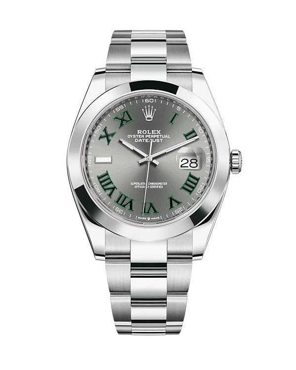 Datejust 41 Stainless Steel Oyster Wimbledon 126300