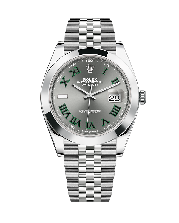Datejust 41 Stainless Steel Jubilee Wimbledon 126300