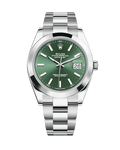 Datejust 41 Stainless Steel Oyster Mint Green 126300