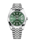 Datejust 41 Stainless Steel Jubilee Mint Green 126300