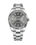 Datejust 41 Stainless Steel Oyster Slate Stick 126334