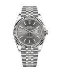 Datejust 41 Stainless Steel Jubilee Slate Stick 126334