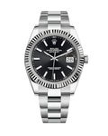 Datejust 41 Stainless Steel Oyster Black Stick 126334