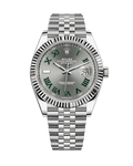 Datejust 41 Stainless Steel Jubilee Slate Wimbledon 126334