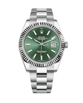 Datejust 41 Stainless Steel Oyster Mint Green 126334